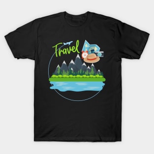 Travel more Wanderlust love Explore the world travel lover summer vacation T-Shirt